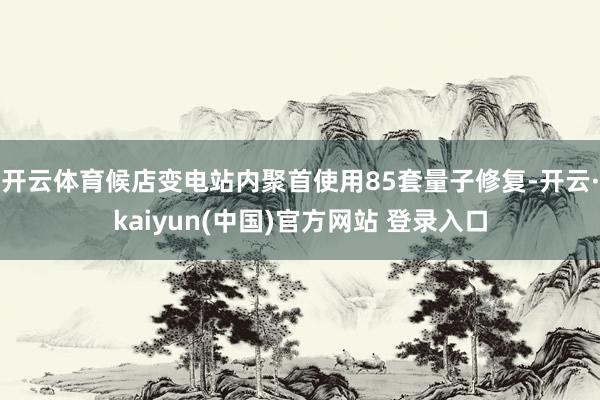 开云体育候店变电站内聚首使用85套量子修复-开云·kaiyun(中国)官方网站 登录入口