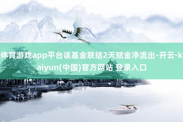 体育游戏app平台该基金联结2天赋金净流出-开云·kaiyun(中国)官方网站 登录入口